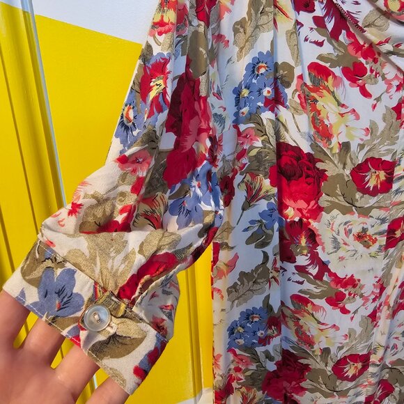 Beautiful Vintage Floral Spanish Designer Sundress - Picture 4 of 12